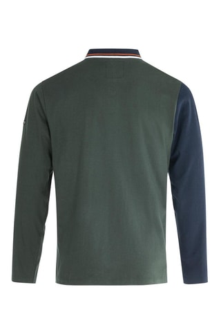Polo Lorens - Vert et bleu - Terre de Marins