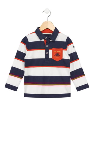 Polo Dalino - Bleu marine et blanc- Terre de Marins