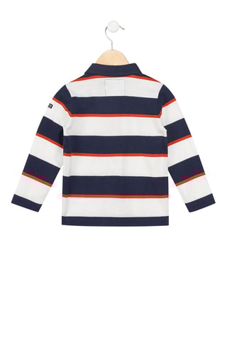 Polo Dalino - Bleu marine et blanc- Terre de Marins