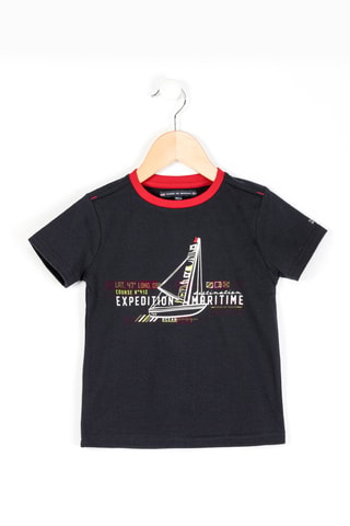 T-shirt Gokisy - Bleu marine - Terre de Marins