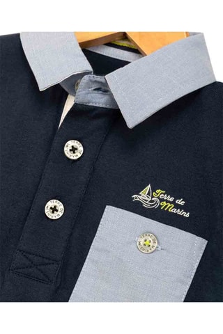 Polo Balteka Bleu marine - Terre de Marins