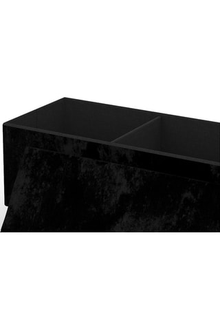 Banc-coffre - Noir et doré