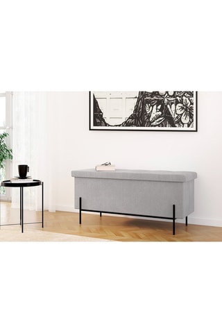 Banc-coffre - Gris
