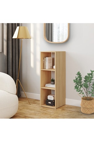 Meuble de rangement cube Faustine - 30 x 30 x 88 cm