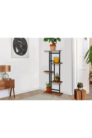 Porte-plante Elize - Naturel et noir
