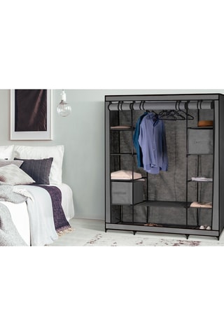 Armoire de rangement 3 portes - Gris