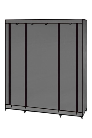 Armoire de rangement 3 portes - Gris