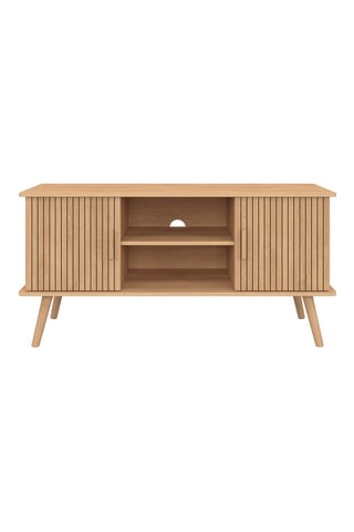 Meuble TV 2 portes Faustine - 110 x 54 x 40 cm
