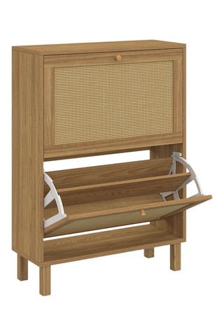 Meuble à chaussures Erin 2 abattants - 60 x 23,5 x 83,5 cm