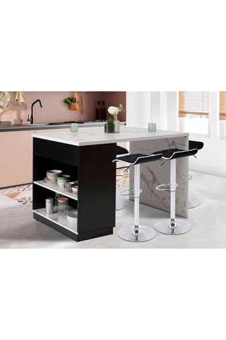 Ilot central de cuisine Marius - 130 x 90,5 x 80