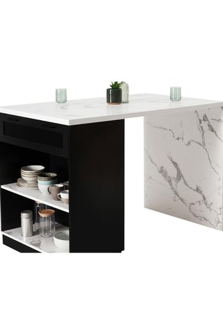 Ilot central de cuisine Marius - 130 x 90,5 x 80