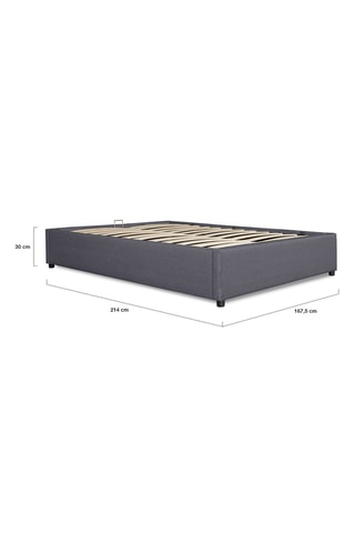 Lit coffre en bois Otto - Couchage 160 x 200 cm