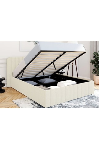 Lit-coffre avec sommier Valentina - Couchage 140 x 190 cm
