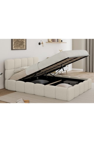 Lit-coffre avec sommier Bubble - Couchage 140 x 190 cm