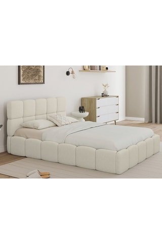 Lit-coffre avec sommier Bubble - Couchage 140 x 190 cm