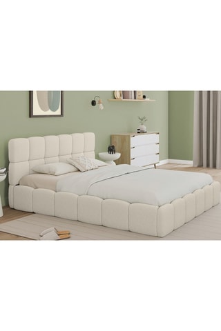 Lit-coffre avec sommier Bubble - Couchage 160 x 200 cm