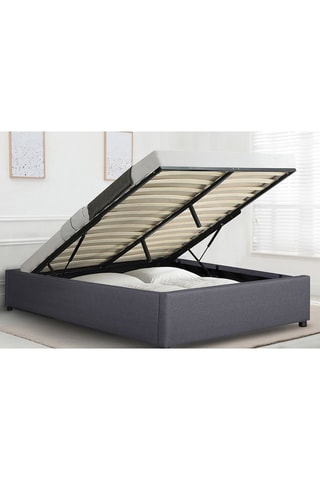 Lit-coffre avec sommier Otto - Couchage 140 x 190 cm
