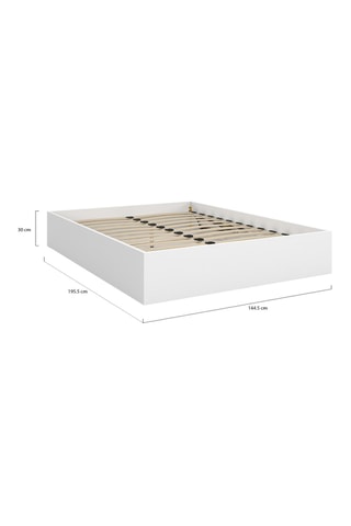 Lit-coffre avec sommier Malta - Couchage 140 x 190 cm
