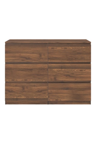 Commode 6 tiroirs Tom - Imitation bois