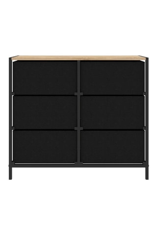 Commode 6 tiroirs Iris - 80 x 30 x 70 cm