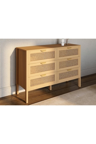 Commode 6 tiroirs Eve - 118 x 80 x 40 cm