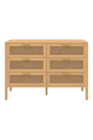 Commode 6 tiroirs Eve - 118 x 80 x 40 cm