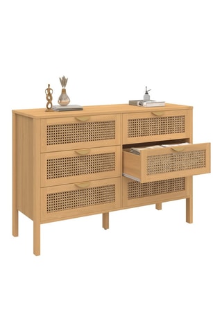 Commode 6 tiroirs Eve - 118 x 80 x 40 cm