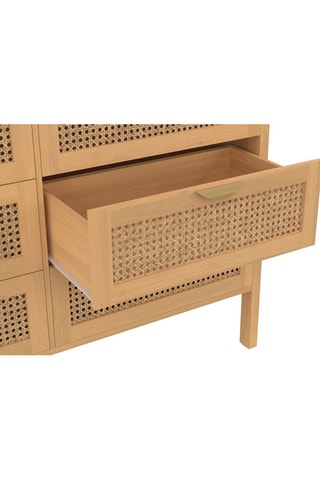 Commode 6 tiroirs Eve - 118 x 80 x 40 cm