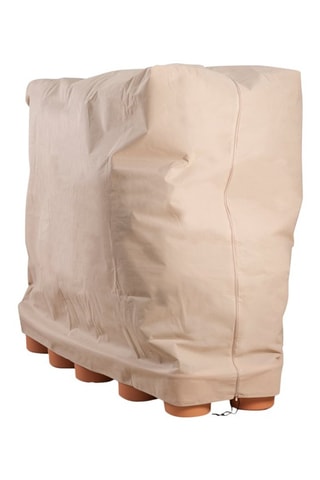 2 housses de protection pour plantes  - Beige