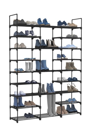 Etagère range chaussures modulable - Noir