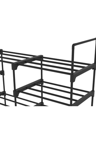 Etagère range chaussures modulable - Noir