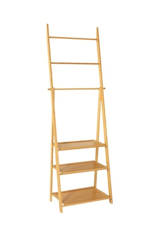 Etagère porte-serviette Maya - Structure en bambou - 53 x 31 x 152 cm