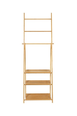 Etagère porte-serviette Maya - Structure en bambou - 53 x 31 x 152 cm