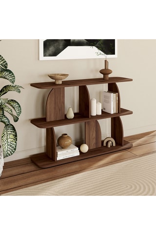 Etagère basse Japandi - 112 x 30 x 73 cm