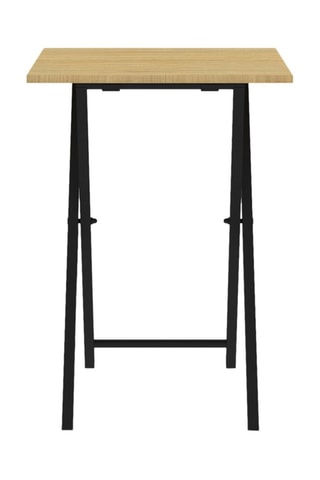 2 tables d'appoint pliables Memphis - 48 x 36 x 65 cm