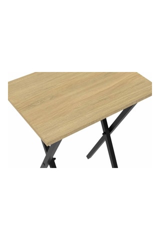 2 tables d'appoint pliables Memphis - 48 x 36 x 65 cm
