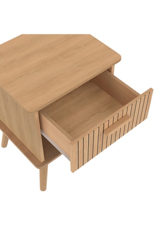 2 tables de chevet 1 tiroir Albane - 40 x 34 x 50 cm