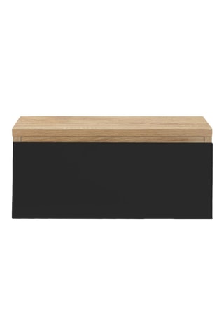 2 tables de chevet suspendues 1 tiroir Tom - 40 x 18 x 30 cm