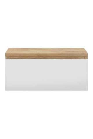 2 tables de chevet suspendues 1 tiroir Tom - 40 x 18 x 30 cm