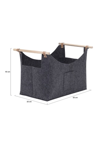 Sac de transport pour bûches - Gris