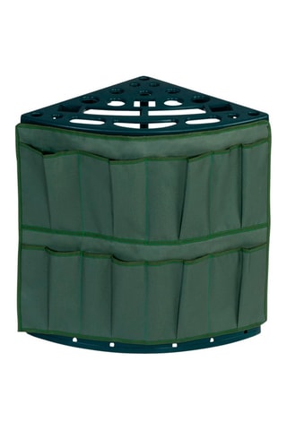 Rangement d’angle pour outils de jardin - Vert