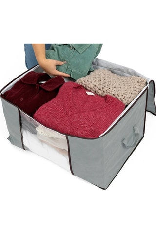 3 housses de rangement grand format  - Gris foncé - 90 l