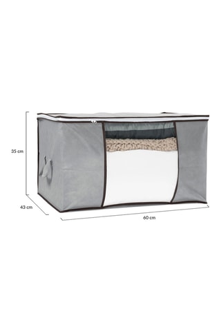 3 housses de rangement grand format  - Gris foncé - 90 l