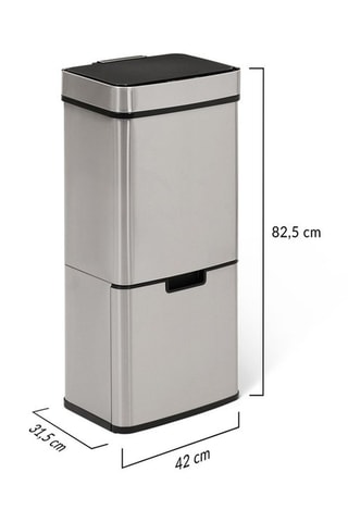 Poubelle de tri automatique - 72L