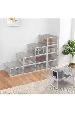 12 boites de rangement - 32,5 x 23,5 x 14,5 cm