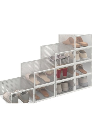 12 boites de rangement - 32,5 x 23,5 x 14,5 cm