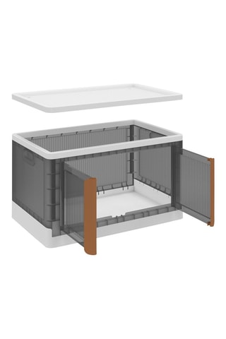 Boîte de rangement empilable - 64 x 40 x 37 cm  