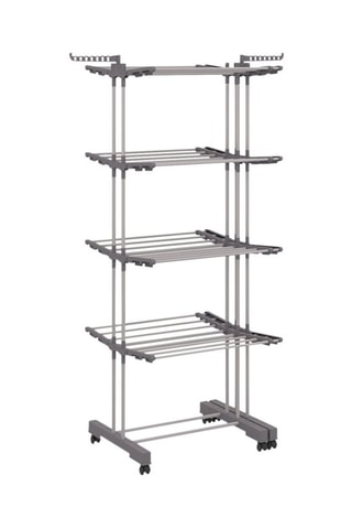 Séchoir extensible 4 niveaux pliable - 50 m d'étendage