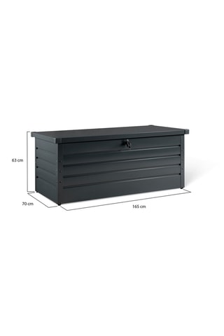 Coffre de rangement pour extérieur - Anthracite - 600 l