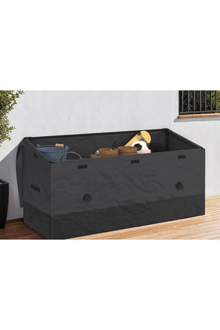 Coffre de rangement extérieur avec bâche - 600 l